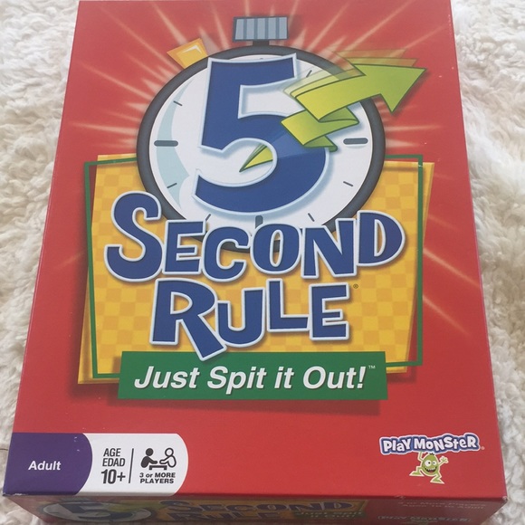 play monster Party Supplies 5 Second Rule Game Ages 3 Or